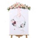 Artificial Flowers Garland European Lintel Wall Flower Door Wreath for Wedding Home Christmas Decor Supplies