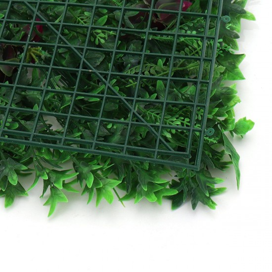 Artificial Plant Green Wall Grass Hedge Vertical Garden Ivy Mat Foliage