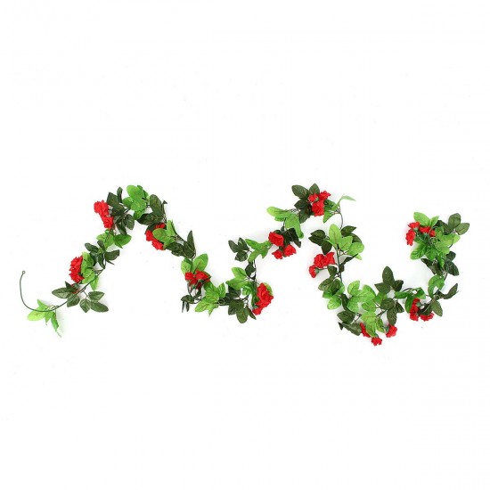 Artificial Silk Trailing Vine Flower Plant Wedding Hanging Wall Garden Decorations