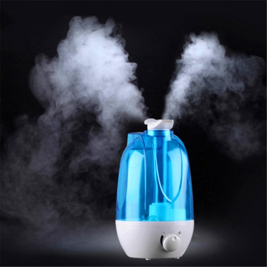 Automatic 4L LED Light Ultrasonic Humidifier Variable Spray Control & Direction Air Humidification