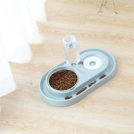 Automatic Pet Dog Cat Drink Water Dispenser Feeder Food Bowl Dish