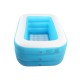 Baby Bathtub Inflatable Bathing Tub Collapsible Air Swimming Pool Portable Thick Shower Basin With Inflator Pump