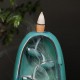 Backflow Incense Burner Ceramic Retro Waterfall Censer Cone Holder Home Decor