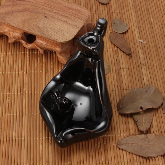 Backflow Incense Cone Burner Incense Stick Holder Water Pond Stream Home Fragrant Censer Decor