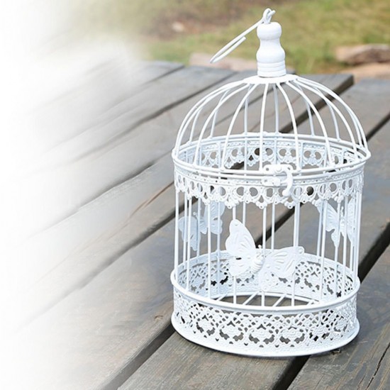 Birdcage Wishing Bird Cage Well Wedding White Birdcage Cards Box Gift Decorations