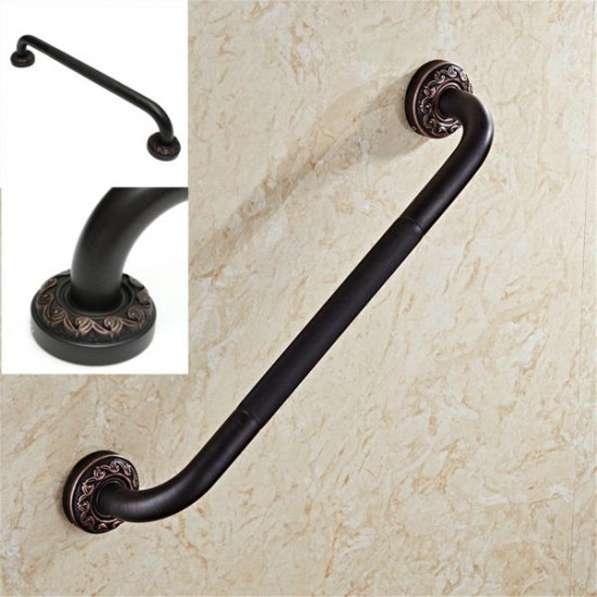 Black Bronze Wall Mounted Towel Rail Bar Grab Support Safety Handle