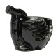 Black Ceramic Waterfall Incense Burner Buddhist Backflow Censer Holder & 10 Cones