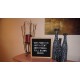 Black Felt Letter Message Board Home Restaurant Changeable Message Oak Stand w/ 340 White Letters