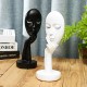 Black/White Resin Modern Women Face Thinker Statue Abstract Sculptures Characters Crafts Handmade Carving Ornament Decorations