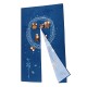 Blue Doorway Curtains Hanging Screen Owl Branch Kitchen Door Window Decorations