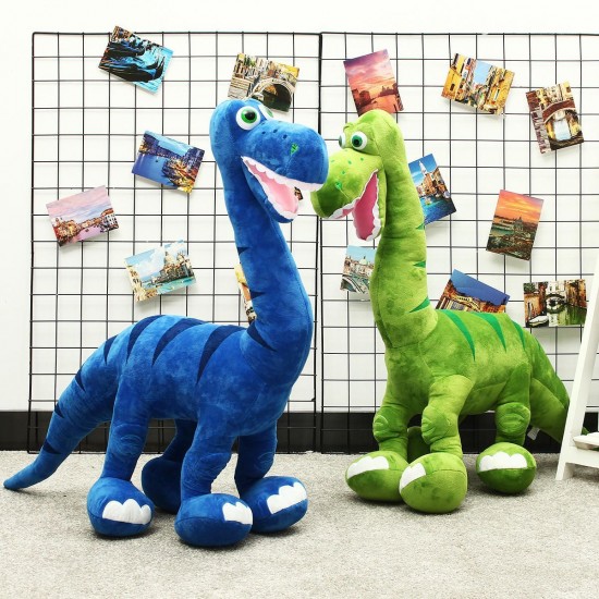 Blue/Green Dinosaur Doll Plush Cute Large Toys Animal Stuffed Soft Pillow Baby Kids Gift