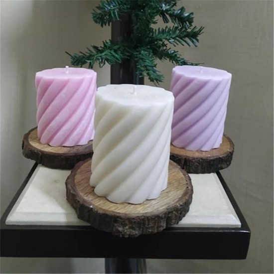 Candle Mold Plastic Spiral Shape DIY Craft Tool For Wax Candle Mould Making