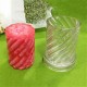 Candle Mold Plastic Spiral Shape DIY Craft Tool For Wax Candle Mould Making