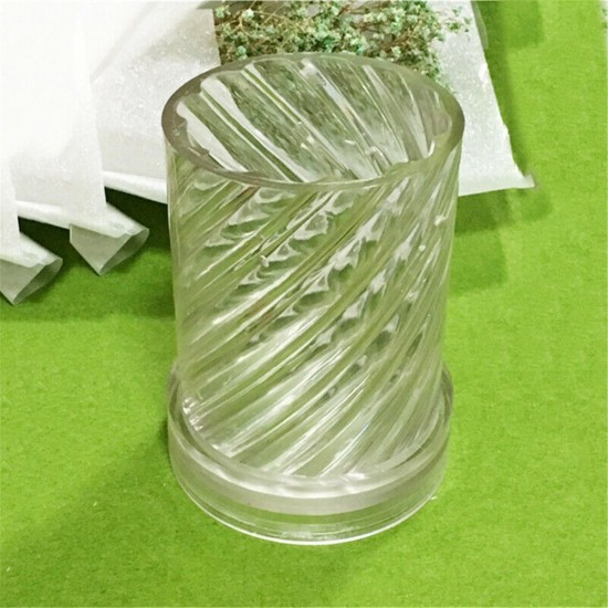 Candle Mold Plastic Spiral Shape DIY Craft Tool For Wax Candle Mould Making