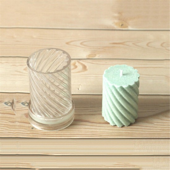 Candle Mold Plastic Spiral Shape DIY Craft Tool For Wax Candle Mould Making