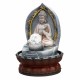 Carved Resin B uddha Running Water Statue Fountain Feature Outdoor Decorations