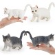 Cat Figurine Decorations Simulation Animal Model Kids Toy Statue Solid Persian Pet Home Display Toys