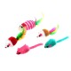 Cat Play Toys Roller Plush Ball Feather Teaser Wand Interactive Mouse Tunnel