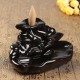 Ceramic Backflow Incense Cone Burner Feng Shui Censer Holder Stream Along Mountain Home Fragrant