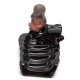 Ceramic Backflow Incense Cone Burner Monk Censer Holder Buddha Home Fragrant Furnace