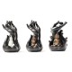 Ceramic Incense Cone Burner Holder Smoke Backflow Censer Guanyin Decor