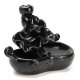 Ceramic Incense Cone Burner Smoke Backflow Tower Holder Home Censer Decor