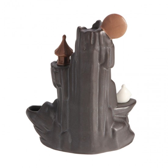 Ceramic Incense Holder Burner Backflow Incense Burner Waterfall Holder Home Decorations With 10 cones
