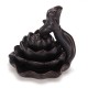 Ceramic Lotus Pond Waterfall Smoke Backflow Cone Censer Incense Burner Holder + 10 Cones