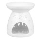 Ceramic Oil Burner Hollow Wax Melt Burner Aromatherapy Tea Light Candle Holder