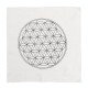 Chakra Crystal Stone Grid Cloth Cotton Metaphysical Healing Reiki Decoration Set Gift
