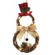 Christmas LED Wreath Garland Ornament Hanging Xmas Party Door Wall Home Decorations