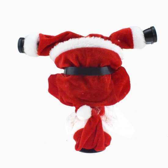 Christmas Upside-down Street Dance Somersault Santa Claus Electric Music Toys