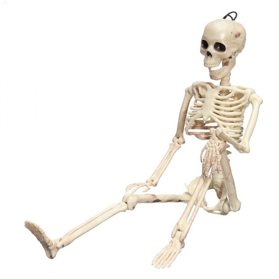 Creepy Human Skeleton Skull Figurine Scary Halloween Skeleton Prop Party Decorations