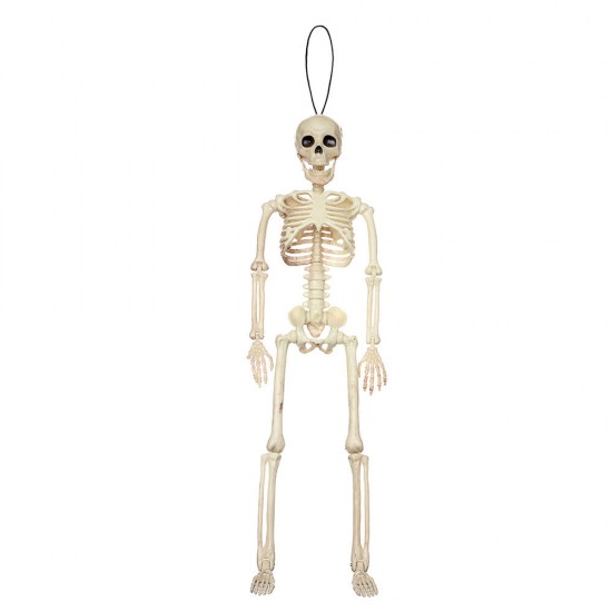 Creepy Human Skeleton Skull Figurine Scary Halloween Skeleton Prop Party Decorations