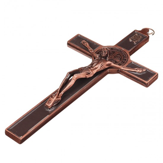 Crucifix Cross Jesus INRI Catholic Altar Religious Necklace Pendant Christ Decor