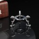 Crystal Ball Metal Base 3D Engraved Sphere Holder Home Decor DIY Display Stand Decorations