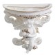 Cupid Angel Plaster Corbel Shelf Rococo Style Wall Art Hanging Flower Pot