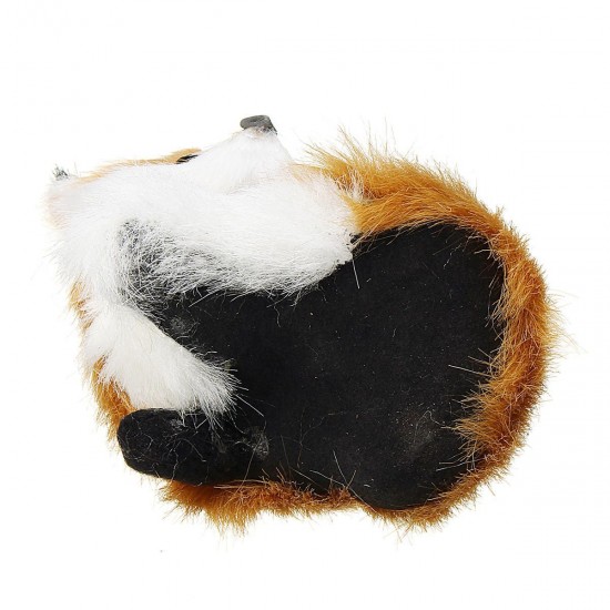 Cute Plush Stuffed Little Animal Sitting Sleeping Simulation Toy Animal Birthday Gift Home Decorations