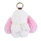 Cute Rabbit Key Chain Soft Bunny Fluffy Doll Bag Pendant Car Keyring