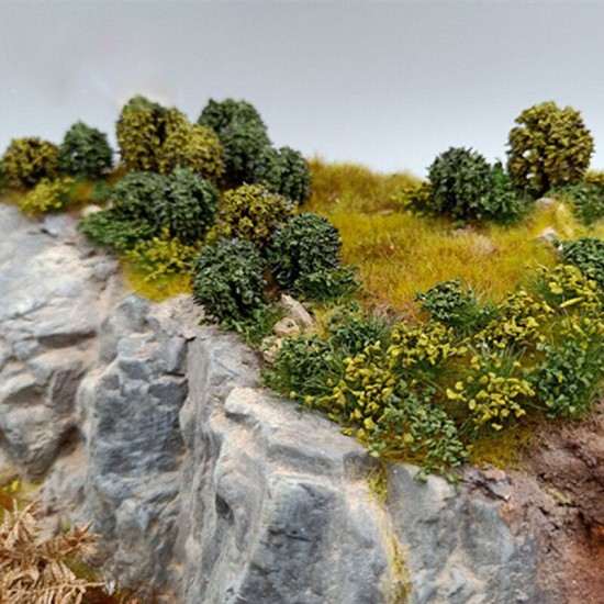 DIY Model Building Accessories Irregular Artificial Shrubbery Micro Landscape
