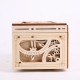 DIY Spike Double Jewerlry Box Wooden Transmission Model Assembly Toys Puzzle