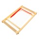 DIY Traditional Wooden Weaving Loom Machine Pretend Play Toys Kids Knitting Craft