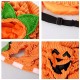 Dog Halloween Costume Dog Collar Pumpkin Design Creative Funny Pet Clothes Decorations