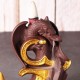 Dragon Waterfall Backflow Cone Incense Burner Ceramic Smoke Censer Holder Decorations