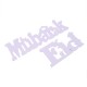 Eid Mubarak Dining Table Ornament Wooden Letters Festival Decorations