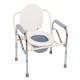 Elder Disabled Potty Chair Foldable Commode Chair Height Adjustable