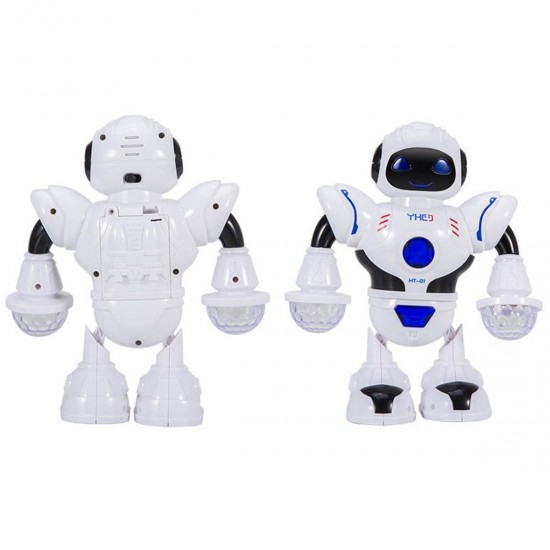 Electronic Robot Sing Dancing Walking Gesture Fun Lights Sound Toys For Kids Toy