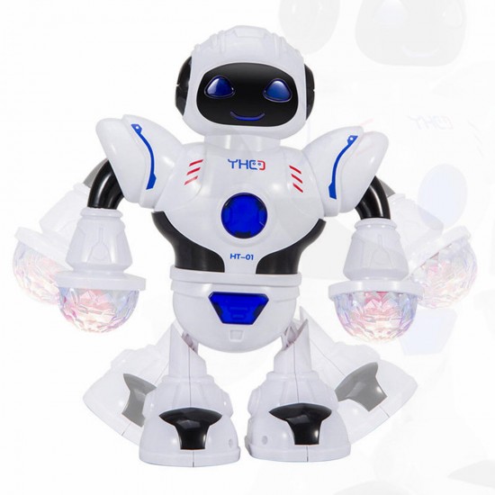 Electronic Robot Sing Dancing Walking Gesture Fun Lights Sound Toys For Kids Toy