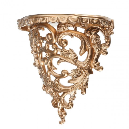 European-style Antique Wall Shelf Sconce Decorative Shelf Rack Flower Shelf Home Decorations