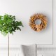 Fall Wreath Front Door Artificial Grain Autumn Wreath Harvest Gold Wheat Ears Circle Garland Fall Home Decorations